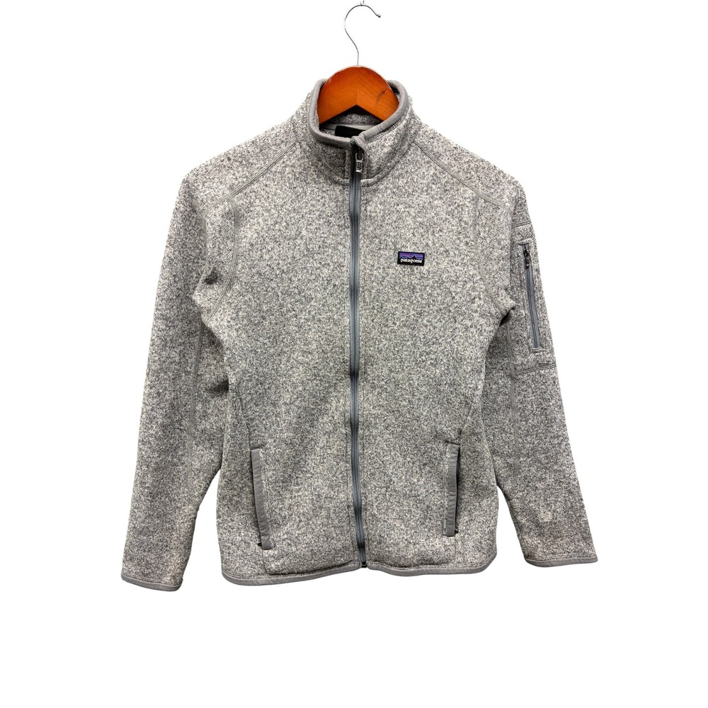 Patagonia Gray Full-Zip Fleece Jacket